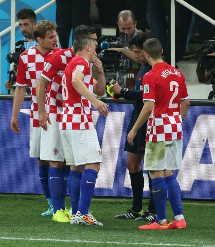 2014 ワールド カップ ブラジル 対 クロアチアの開幕戦